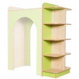 KubbyClass® D-End Cap Library Bookcase (6 Heights)