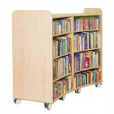 KubbyClass® Grand Curved Library Bookcases (4 Heights)