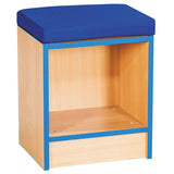 Smart Storage Library Book Storage Bench with Cushion - Single