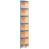 Smart Storage 325mm Flat Top External Corner Library Bookcase