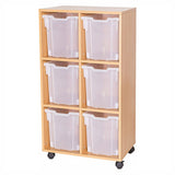 Smart Storage 6 Jumbo Tray Double Unit