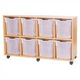Smart Storage 8 Jumbo Tray Quad Unit