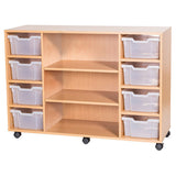 Smart Storage 8 Deep Tray Unit with 2 Shelves