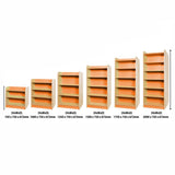 KubbyClass® Double-Sided Library Bookcase (6 Heights)