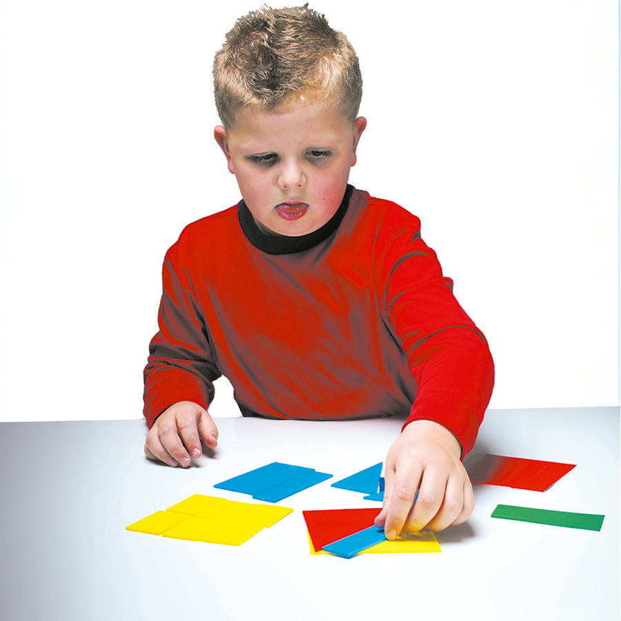 EDX Education 53852 Printed Fraction Square (Pack of 51 EDX Education 53852 Printed Fraction Square (Pack of 51