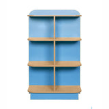 KubbyClass® D-End Cap Library Bookcase (6 Heights)