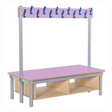 KubbyClass® Double Sided Coat Tidy Cloakroom Bench 1