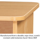 Kubbyclass® Single Pedestal 7 Tray Desk