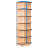 Smart Storage Folio 650mm End Cap Flat Top Fixed Shelf Bookcase with 5 shelves