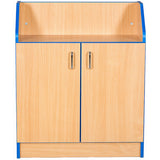 Smart Storage Folio 750mm Wide Library Bookcase Cupboard front view