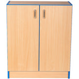 Smart Storage Folio 750mm Wide Library Flat Top Bookcase Cupboard front facing