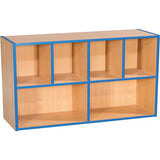 Smart Storage KubbyKurve Library Two Tier 4+2 Shelf Unit W1000mm