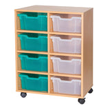 Smart Storage 8 Deep Tray Double Unit