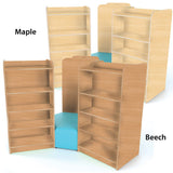 KubbyClass® Double Bookcase Library Island (Set S)