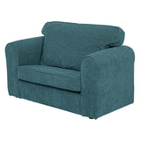 Willowbrook Bohemian Bouclé Sofa for Children Aqua DFEU214 Childrens Furniture Soft Sofa Seating
