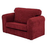 Willowbrook Bohemian Bouclé Sofa for Children Cranberry DFEU175 Childrens Furniture Soft Sofa Seating