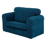 Willowbrook Bohemian Bouclé Sofa for Children Teal DFEU176 Childrens Furniture Soft Sofa Seating