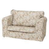 Willowbrook Farmhouse Kendal Loose Cover Sofa DFEU015 Cream Floral Print for Children
