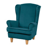 Willowbrook Keats Wingback Chair for Children New Teal DFEU217 Sofa Seating