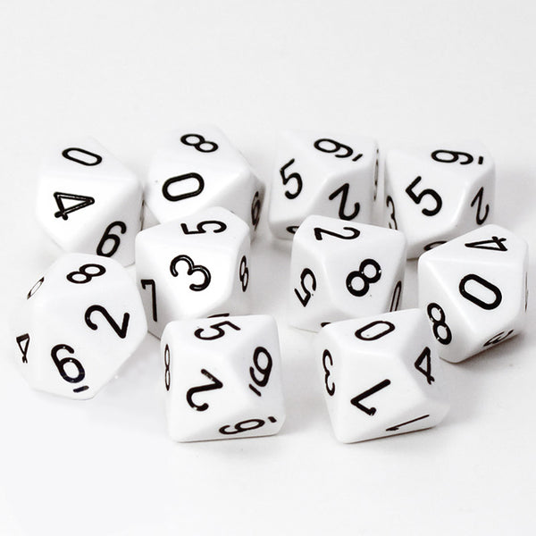 Invicta Ten Sided Number Dice 0-9 (Pk10) – Invicta Education