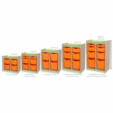 KubbyClass® - 2 Shallow, 2 Deep, 2 Extra Deep & 2 Jumbo Tray Double Unit