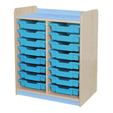 KubbyClass® - 16 Shallow Tray Double Unit